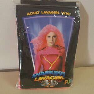 Brand new Lava Girl adult size wig - neon pink